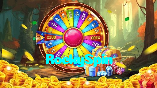 RockySpin casino presented on mobile device in Pakistan with slots and live games